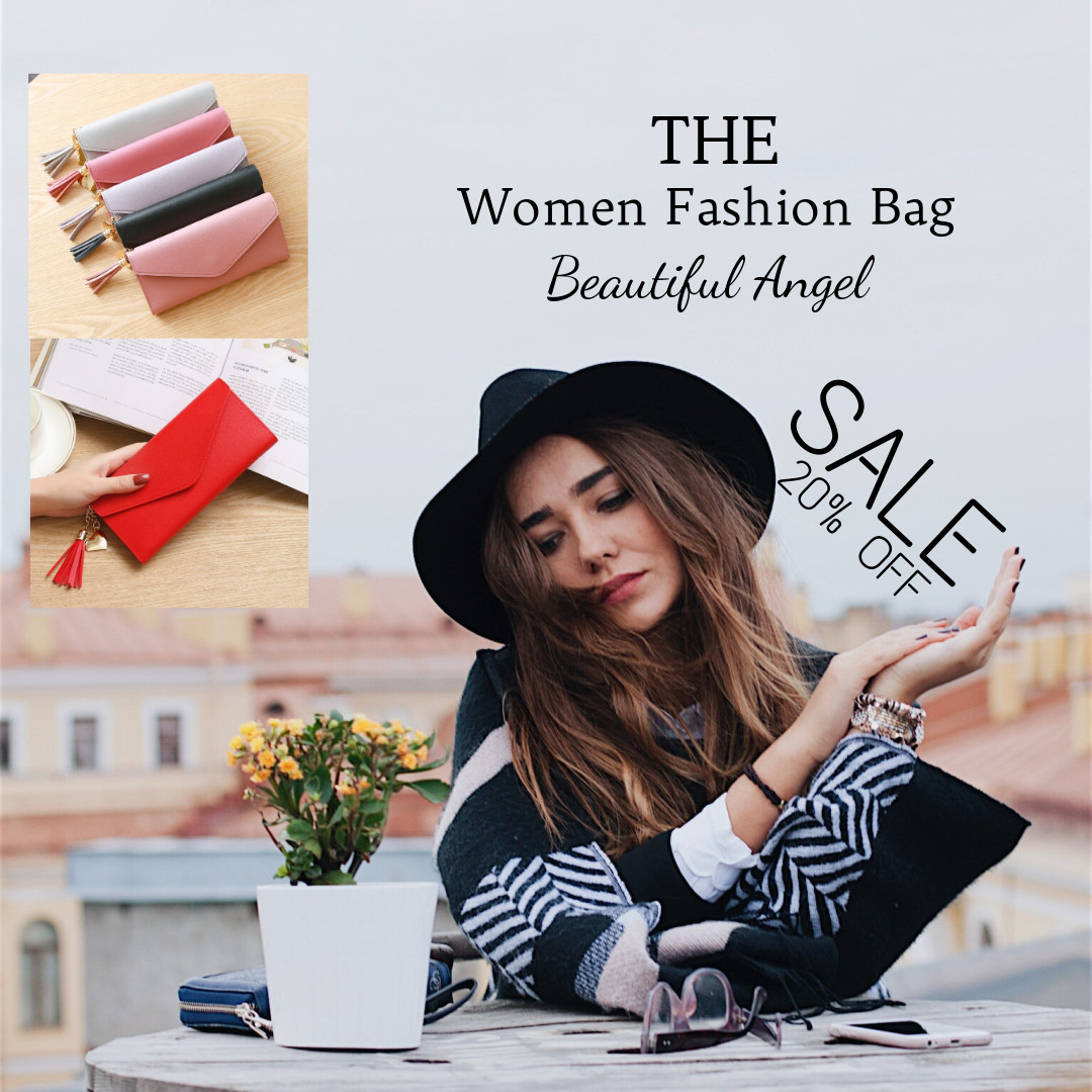 Women Fashion Bag: Beautiful Angel